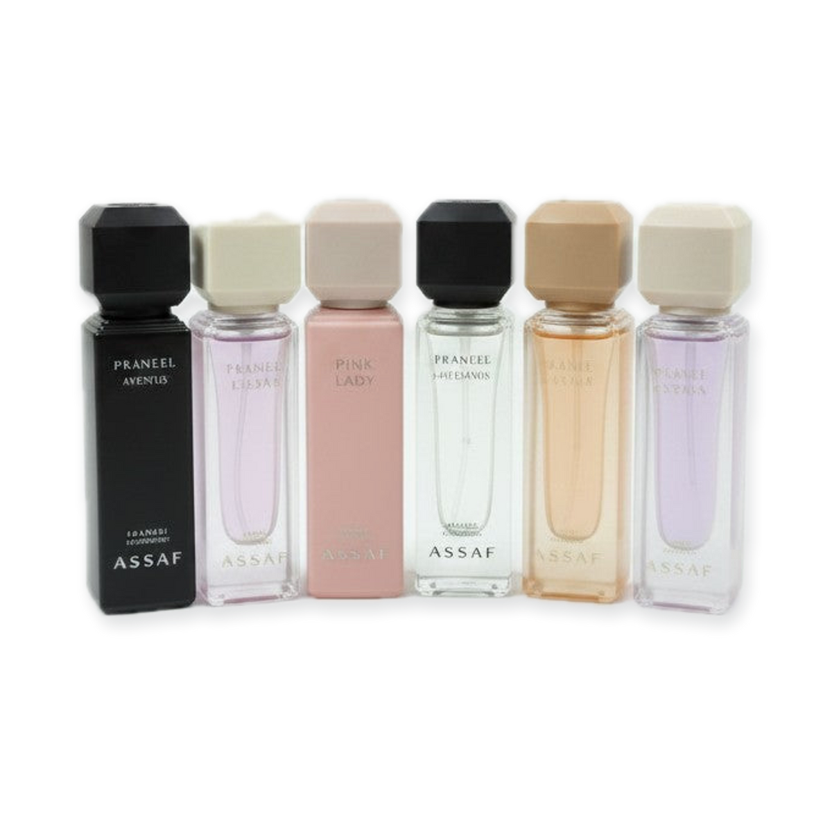 Assaf Riyadh Discovery Box — 6x5ml Arabian Perfume Sampler Set
