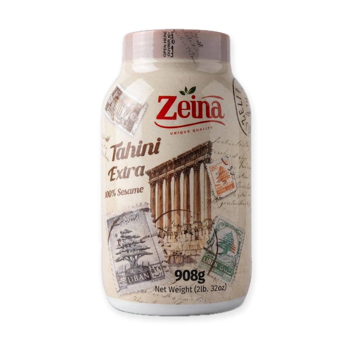 Zeina Tahini Extra 908g - 100% Pure Lebanese Sesame Paste