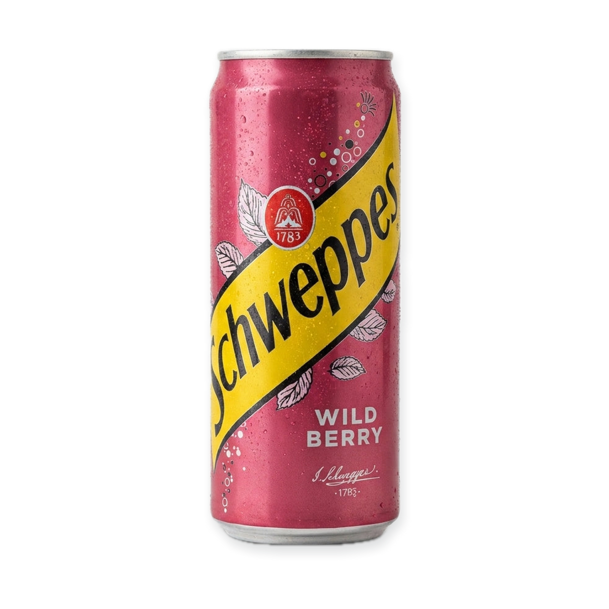 Schweppes Wild Berry 330ml - Refreshing Carbonated Fruit Drink