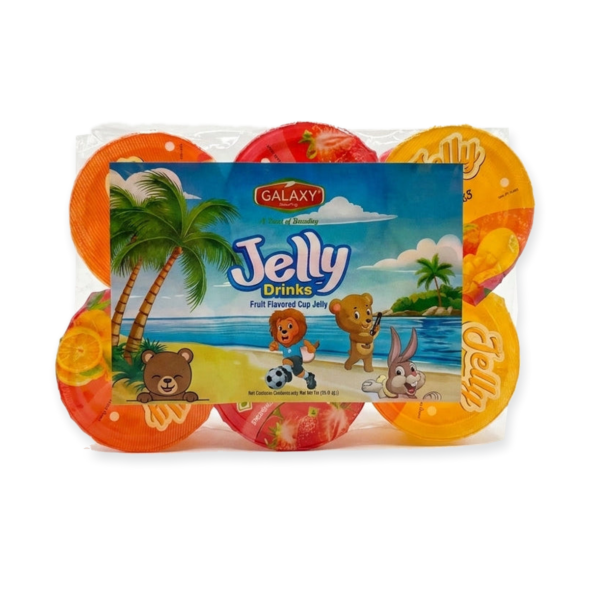 Galaxy Jelly Drinks 25.9 oz - Fruit Flavored Cup Jelly Variety Pack