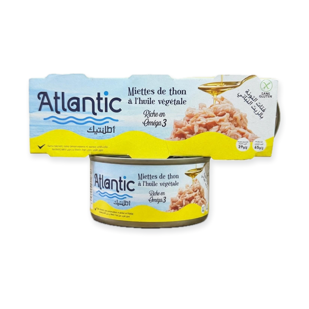 Miettes de thon à l'huile végétale (200g)