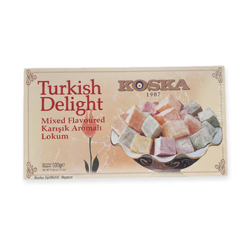 Koska Turkish Delight Mixed Flavoured 500g - Premium Lokum Assortment
