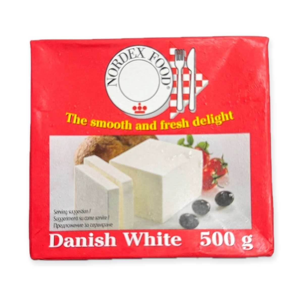 Nordex Food Danish White Cheese 500g - Smooth Fresh Delight