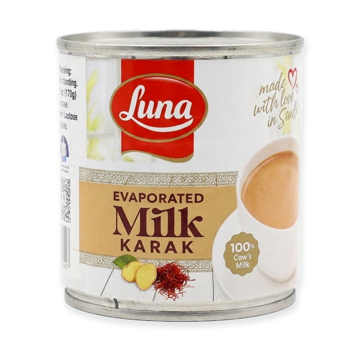 Luna Evaporated Milk Karak 170g - 100% Cow's Milk
