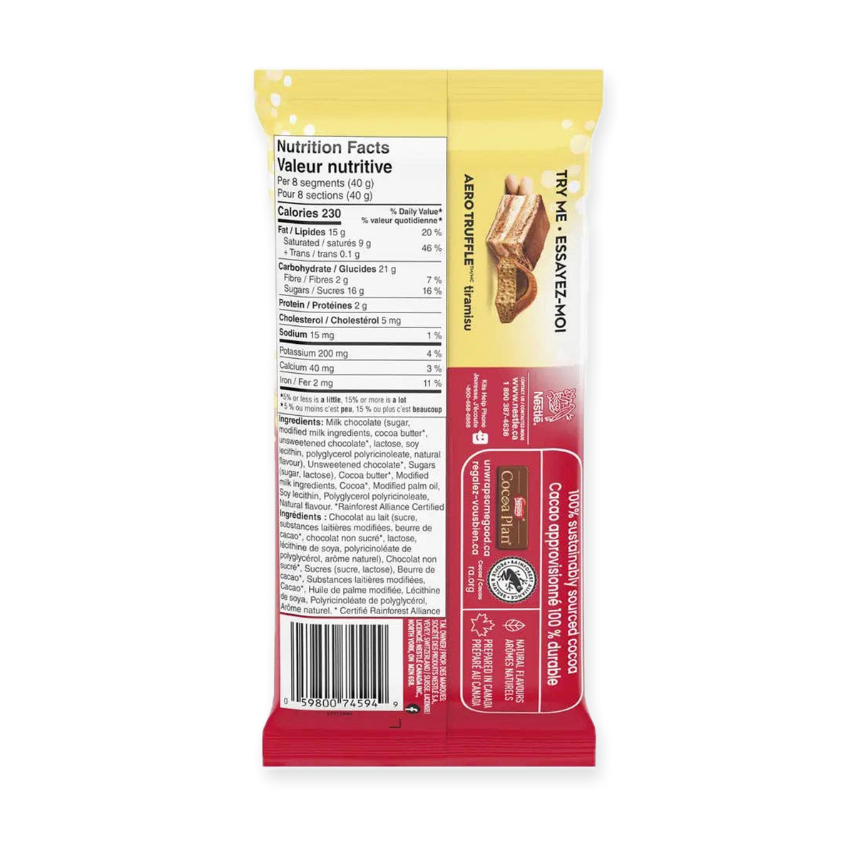 Aero Truffle Brownie Bar