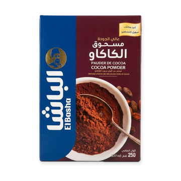 ElBasha Cocoa Powder 250g (8.81oz) - Unsweetened Premium Quality