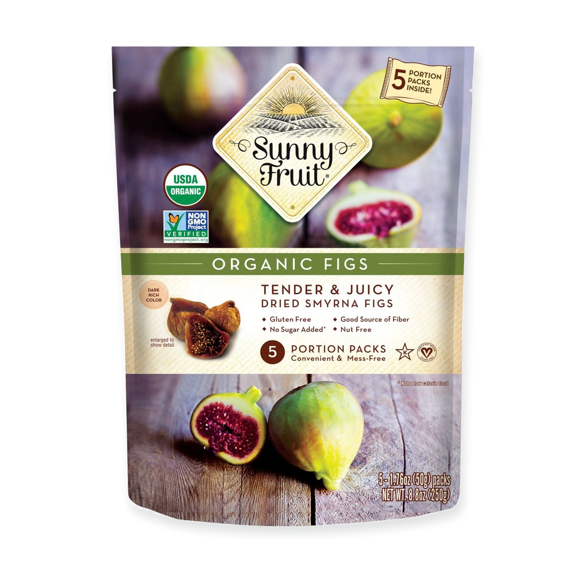 Sunny Fruit Organic Dried Smyrna Figs