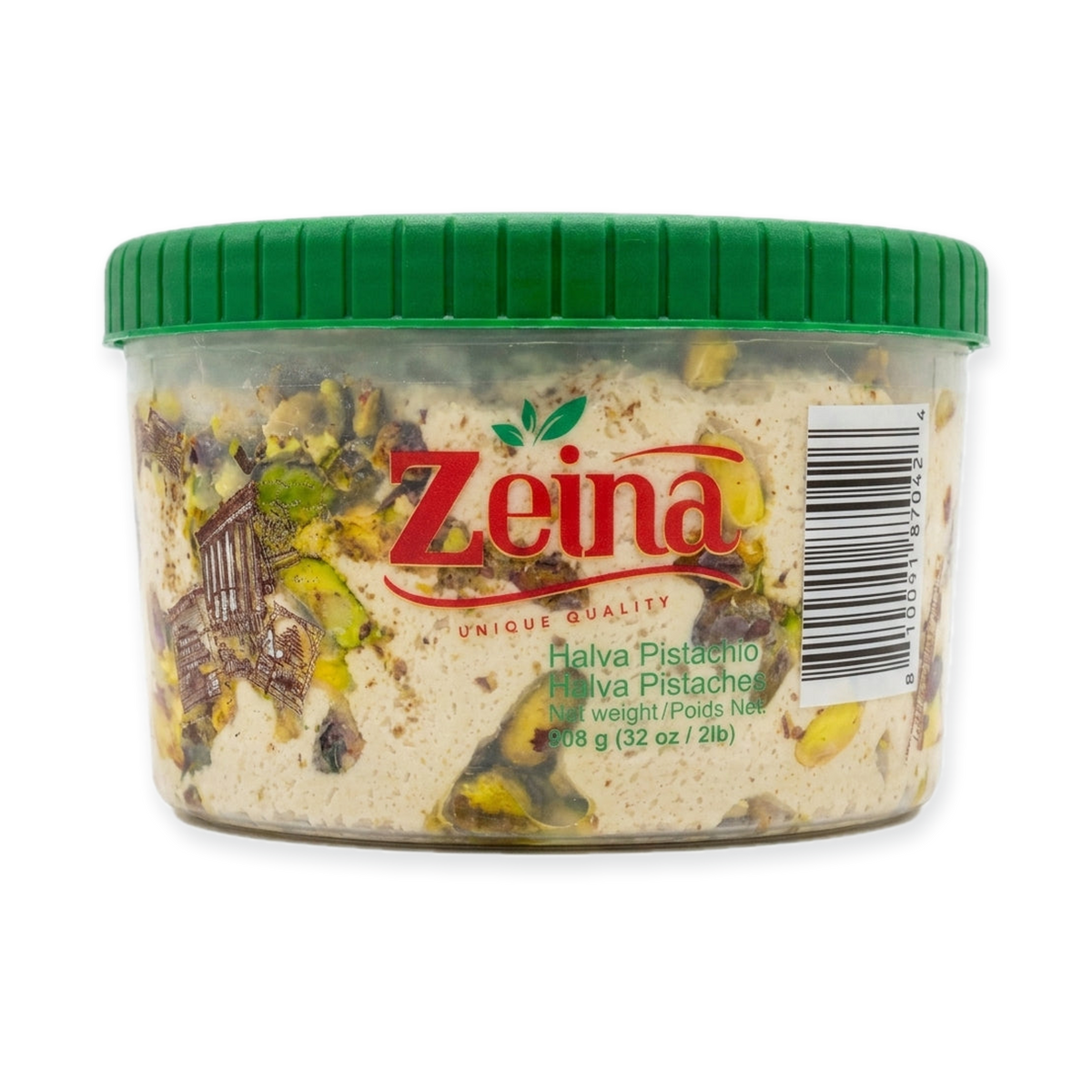 Zeina Halva Pistachio 908g (32oz) - Premium Middle Eastern Sesame Confection