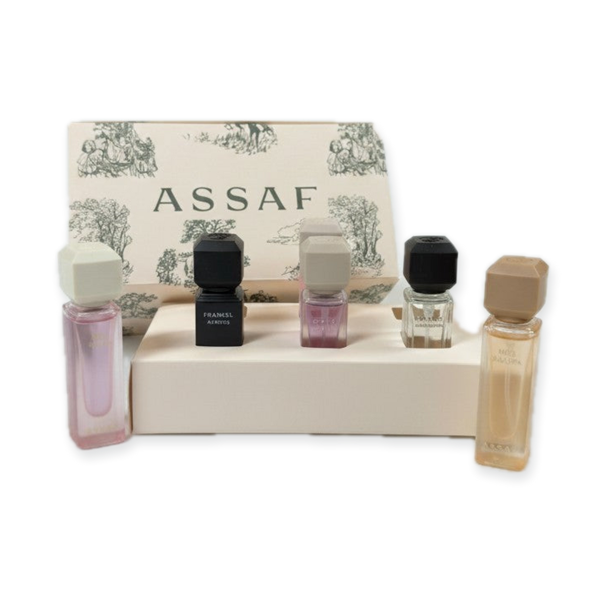 Assaf Riyadh Discovery Box — 6x5ml Arabian Perfume Sampler Set