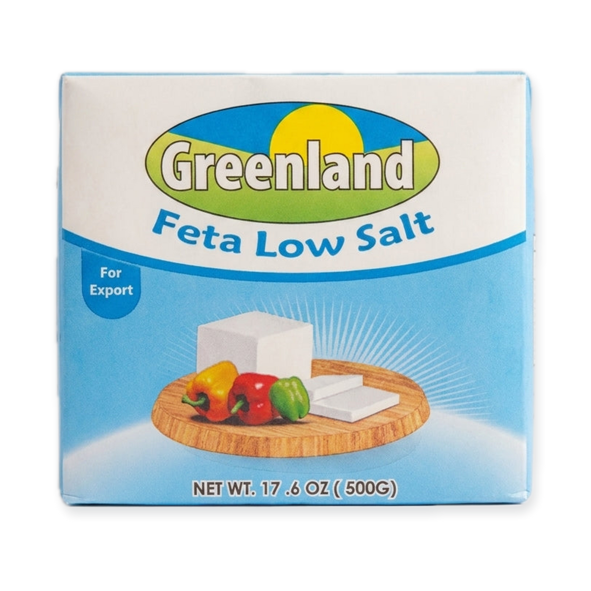 Greenland Feta Low Salt 17.6 oz - Premium Cheese for Export