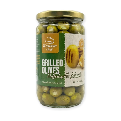 Grilled Olives Stuffed with Labneh (750g)