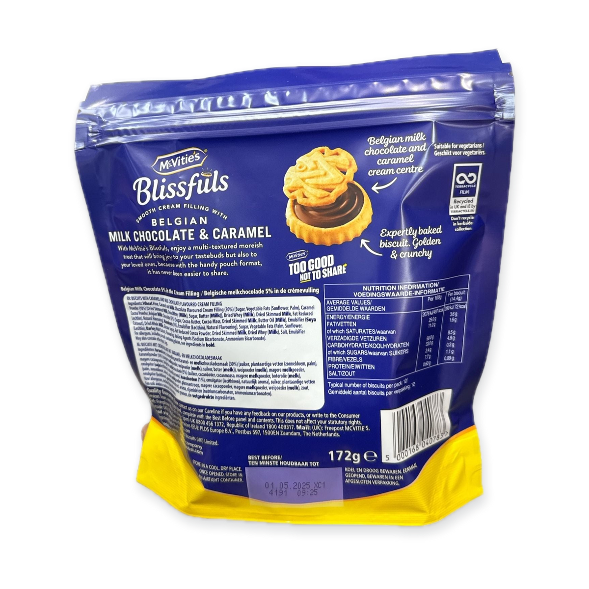 Cadbury McVities Blissfuls Milk Chocolate Caramel Treats