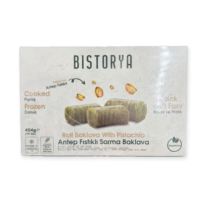 Bistorya Roll Baklava With Pistachio (455g)