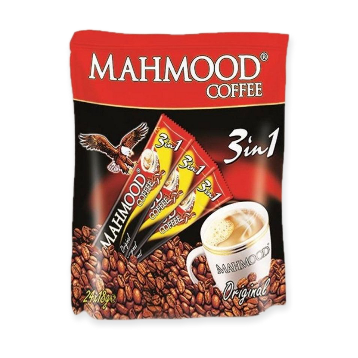 Mahmood 3in1 Coffee 24x18g Sachets