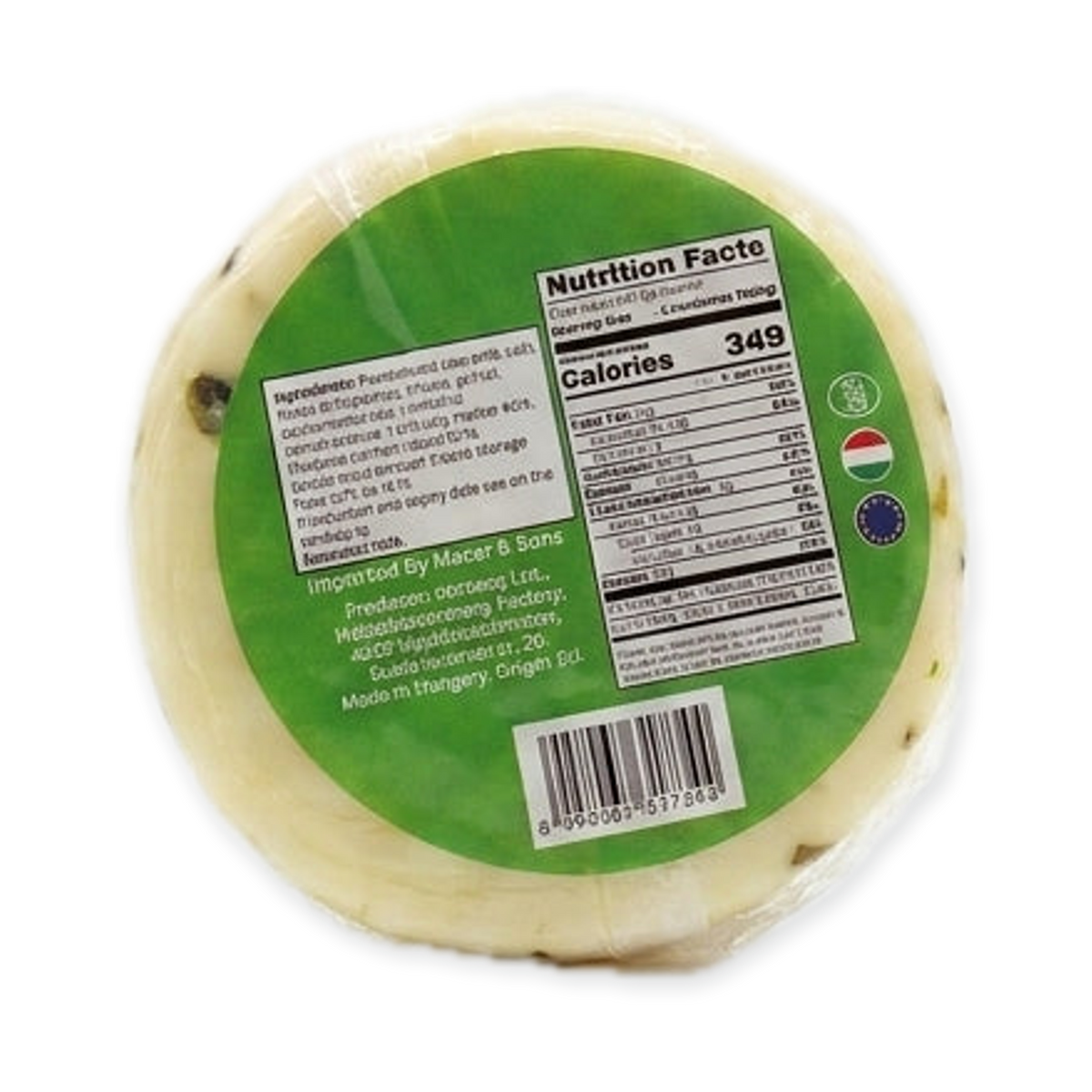 Hajdu Kashkawan Cheese 200g - Garlic & Herbs Cow's Cheese