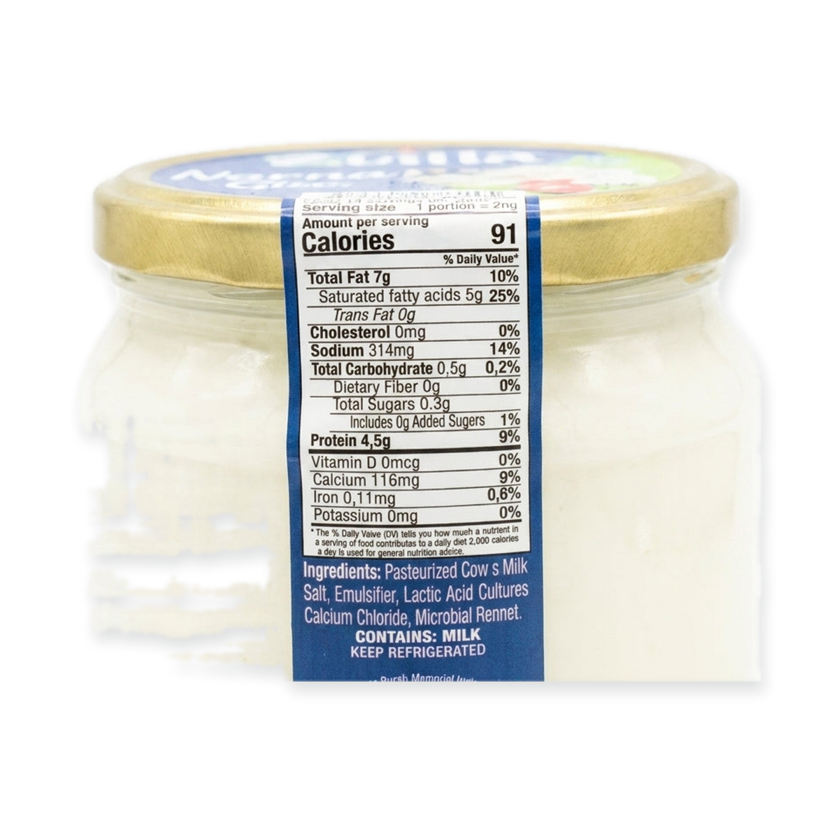 Zeina Nabulsi Cheese 765g - Authentic Middle Eastern Cheese