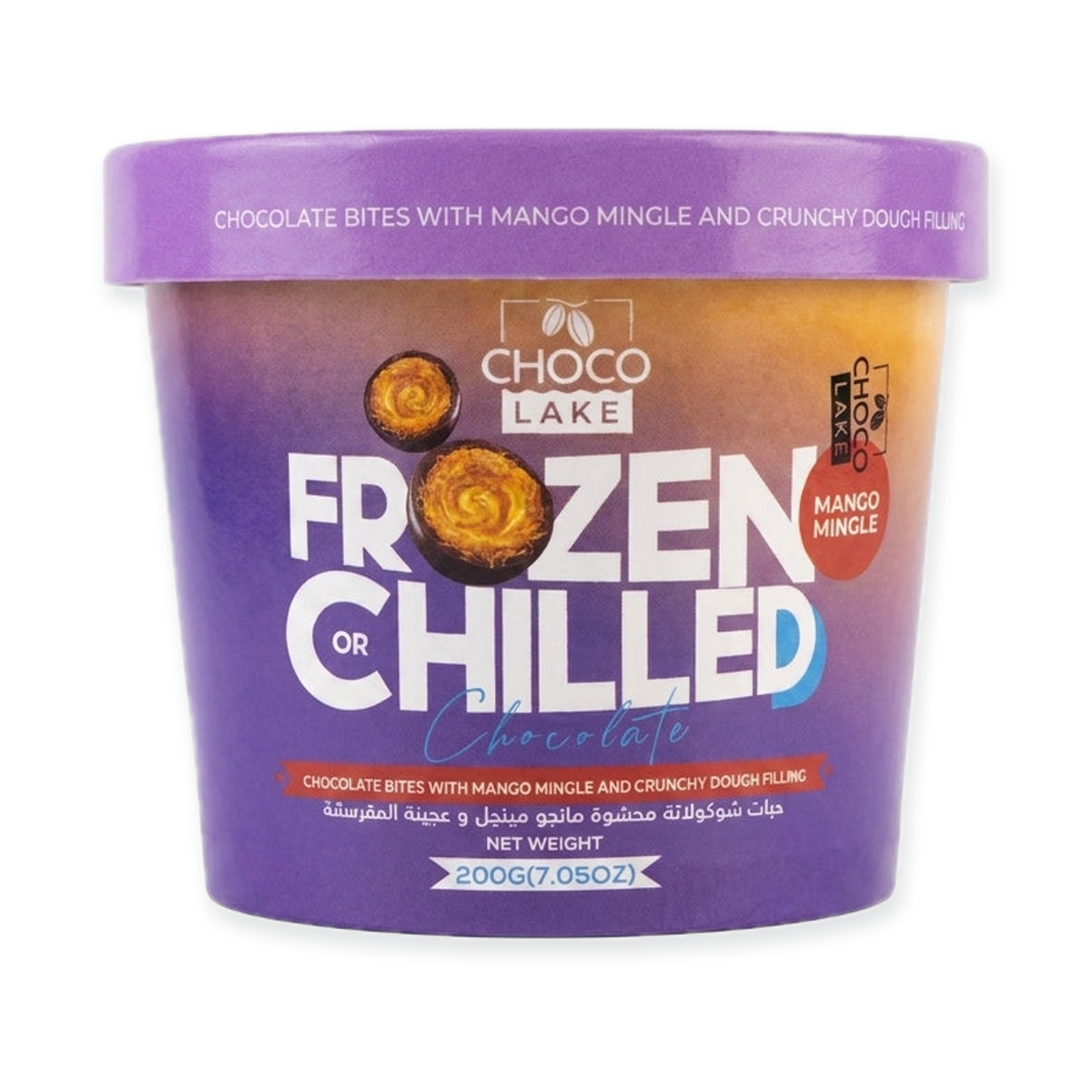 Choco Lake Frozen or Chilled Chocolate 200g - Mango Mingle Cookie Dough