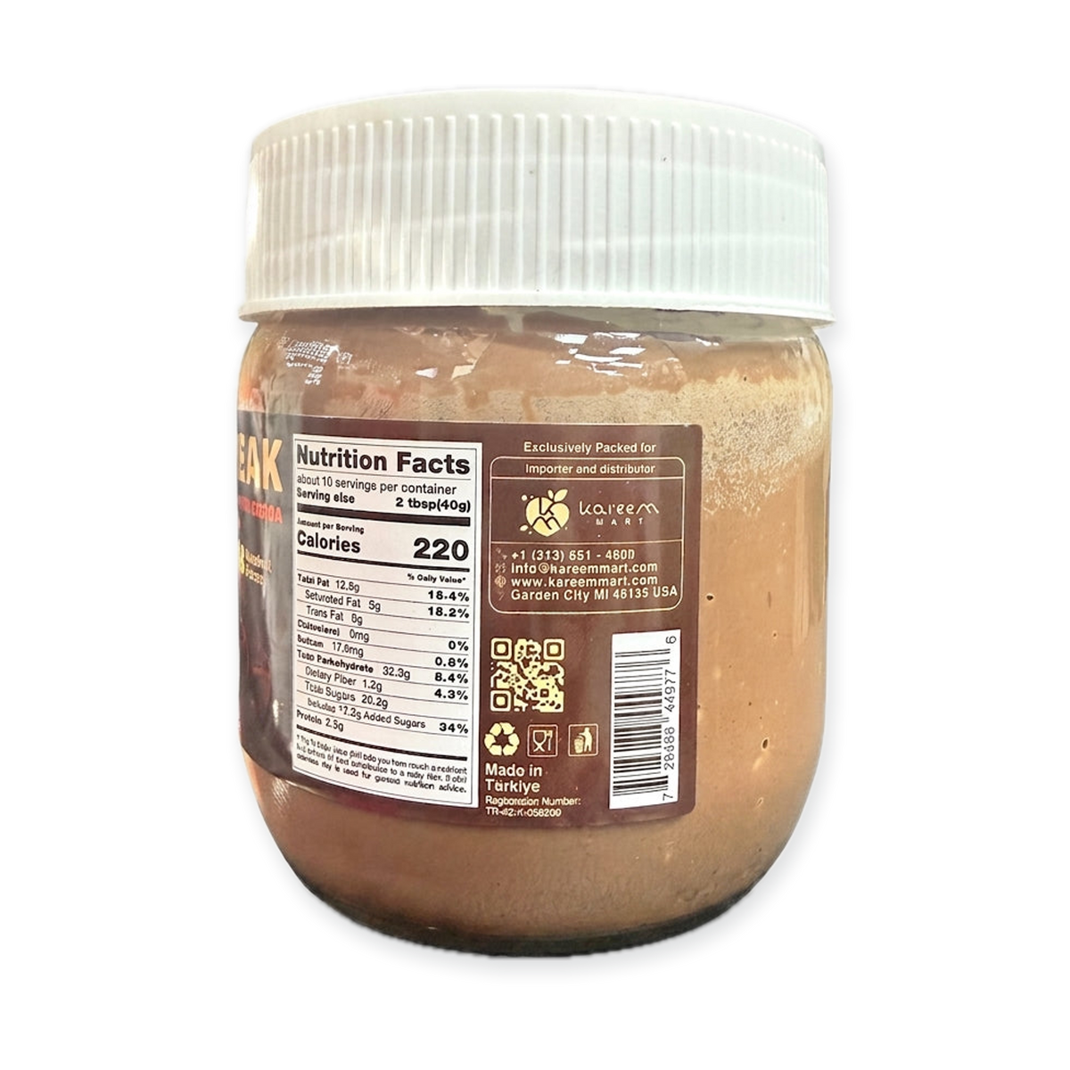 Crunchy Break Hazelnut Spread 400g - Palm Oil Free with Cocoa