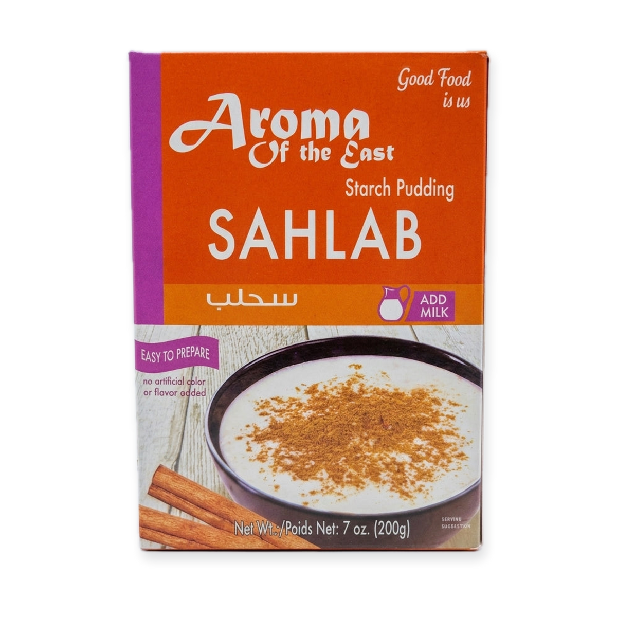 Aroma of the East Sahlab Starch Pudding 7 oz - Traditional Middle Eastern Dessert Mix
