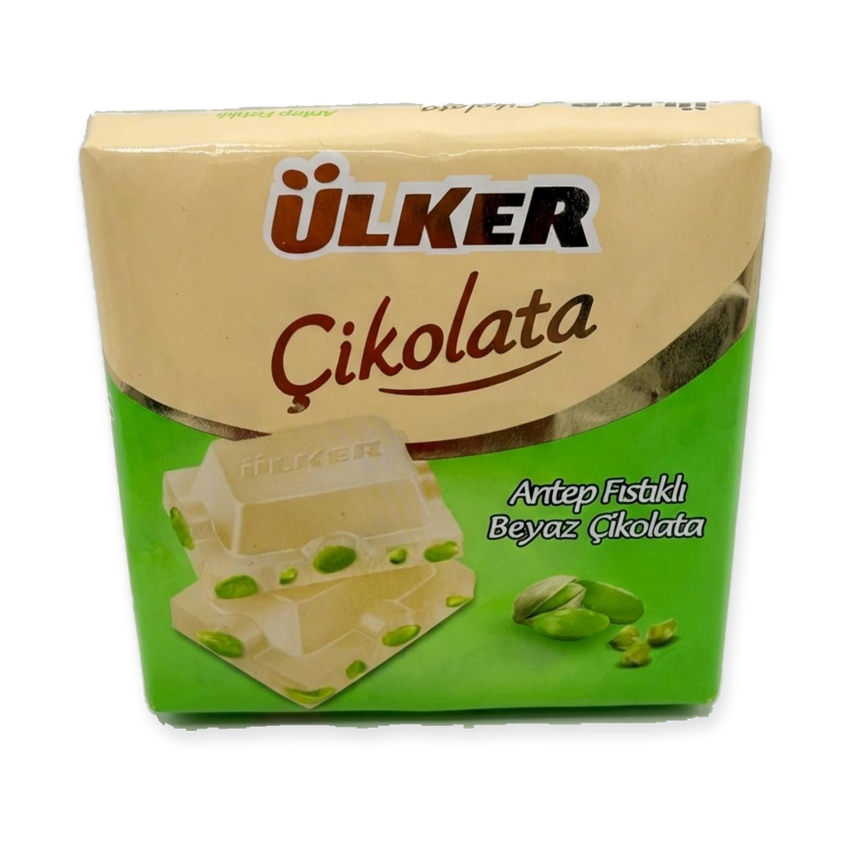 Çikolata - Antep Fıstıklı Beyaz Çikolata (65g)