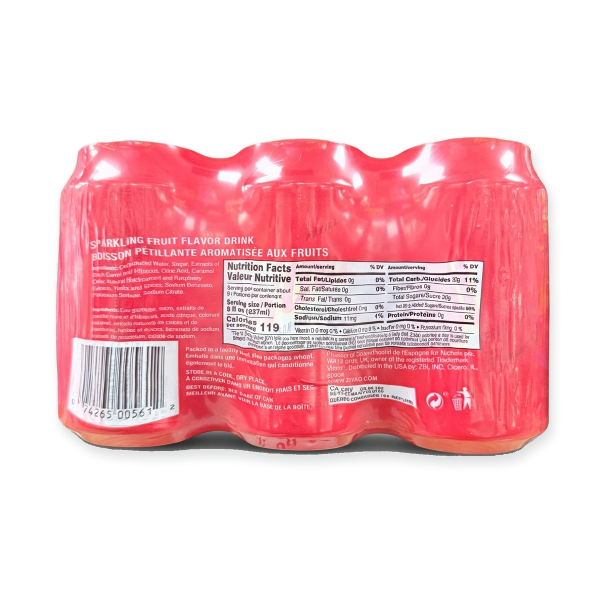 Vimto Sparkling Fruit Flavor Drink (1980g)
