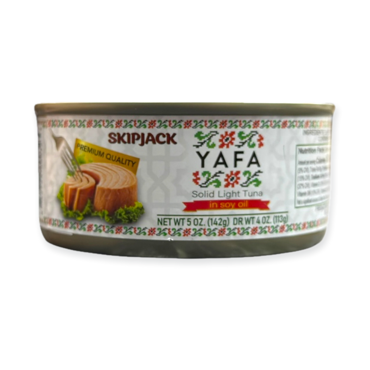 Yafa Solid Light Tuna In Soy Oil – 142g, High-Quality Source Of Protein, Convenient For Meal Prep