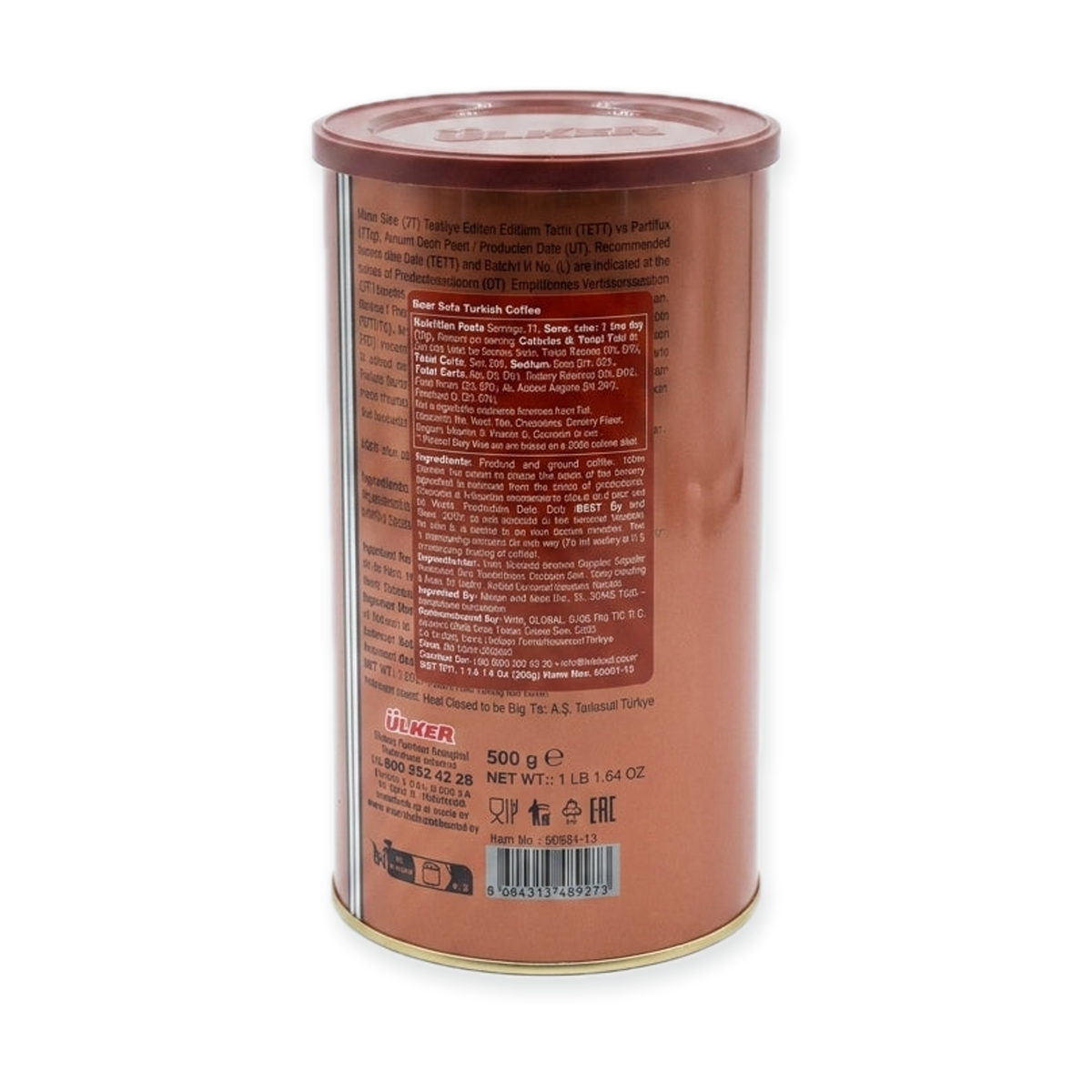 Ülker Sefa Turkish Coffee 500g - Authentic Türk Kahvesi