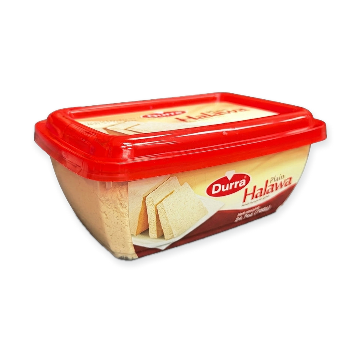 Durra Plain Halawa 700g - Authentic Middle Eastern Tahini Halva