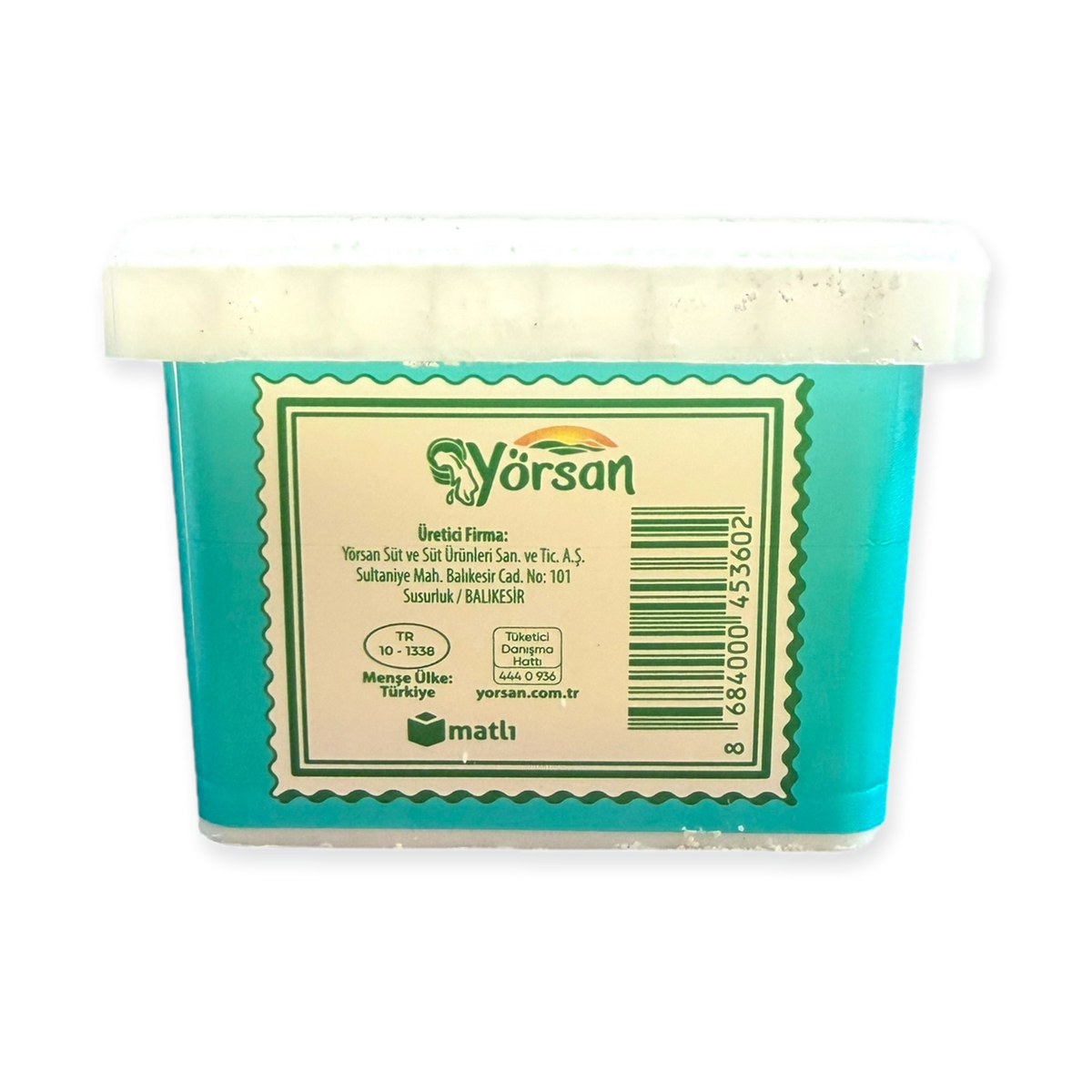 Yorsan Half Fat White Cheese 750g - Creamy, Healthy Snack Option, Perfect for Cooking and Salads