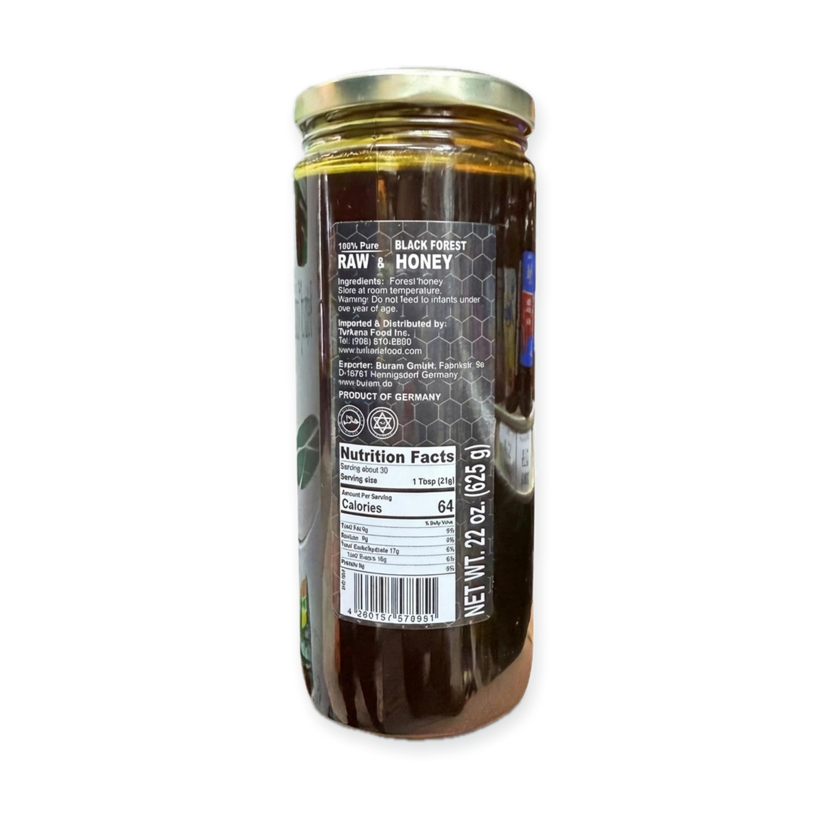 100% Pure Raw & Black Forest Honey (6.25g)