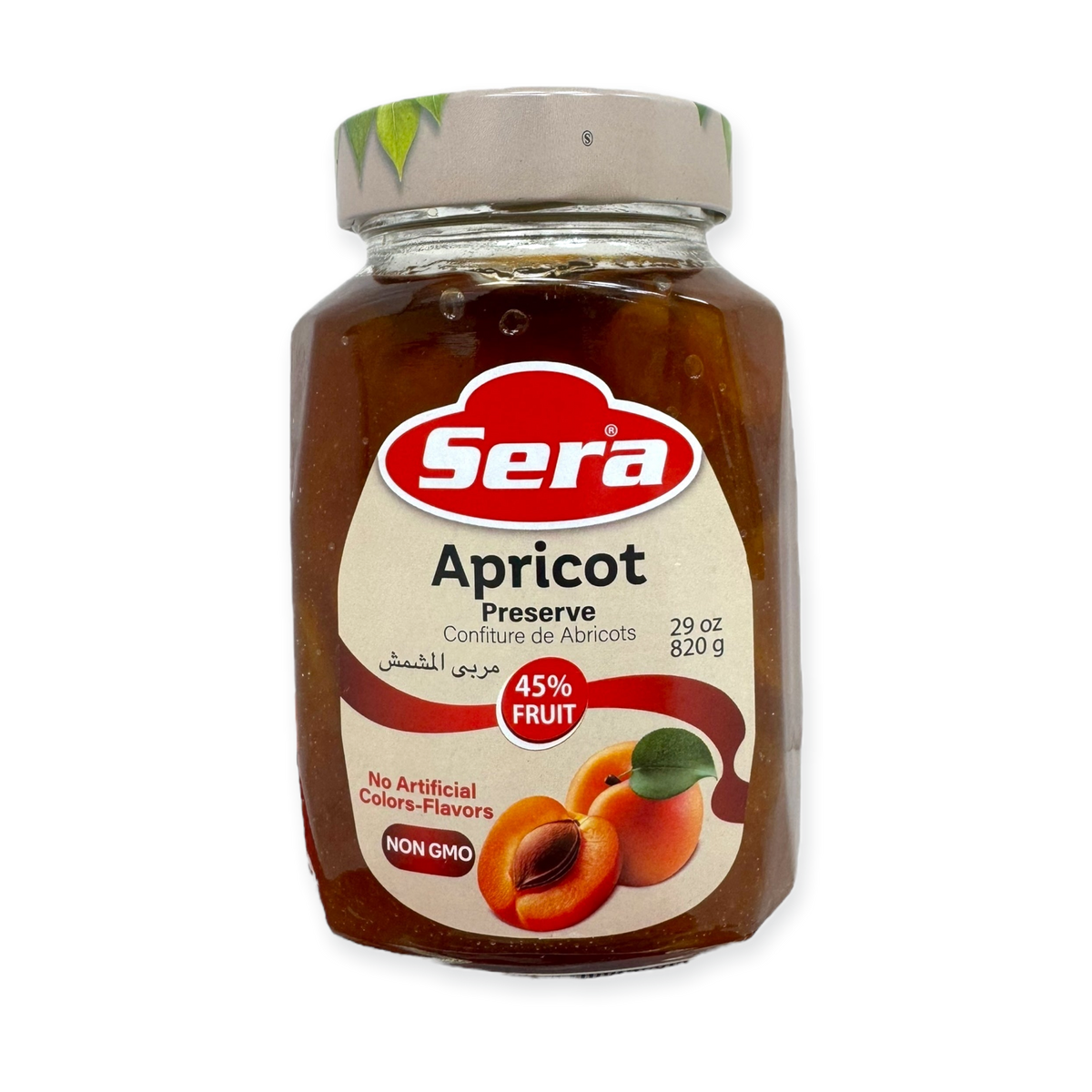 Sera Apricot Jam 12 Oz Jar