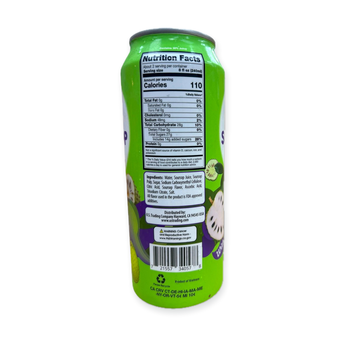 honey bee Soursop Juice with Pulp – Refreshing Tropical Drink