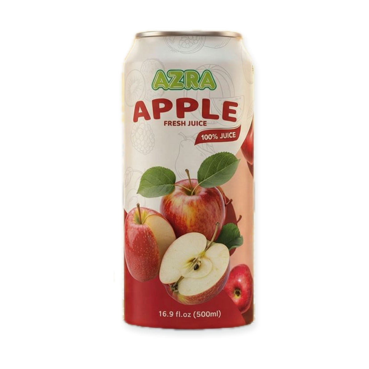 AZRA 100% Juice – 500ml Cans, Zero Sugar Beverages for  Kids & Adults