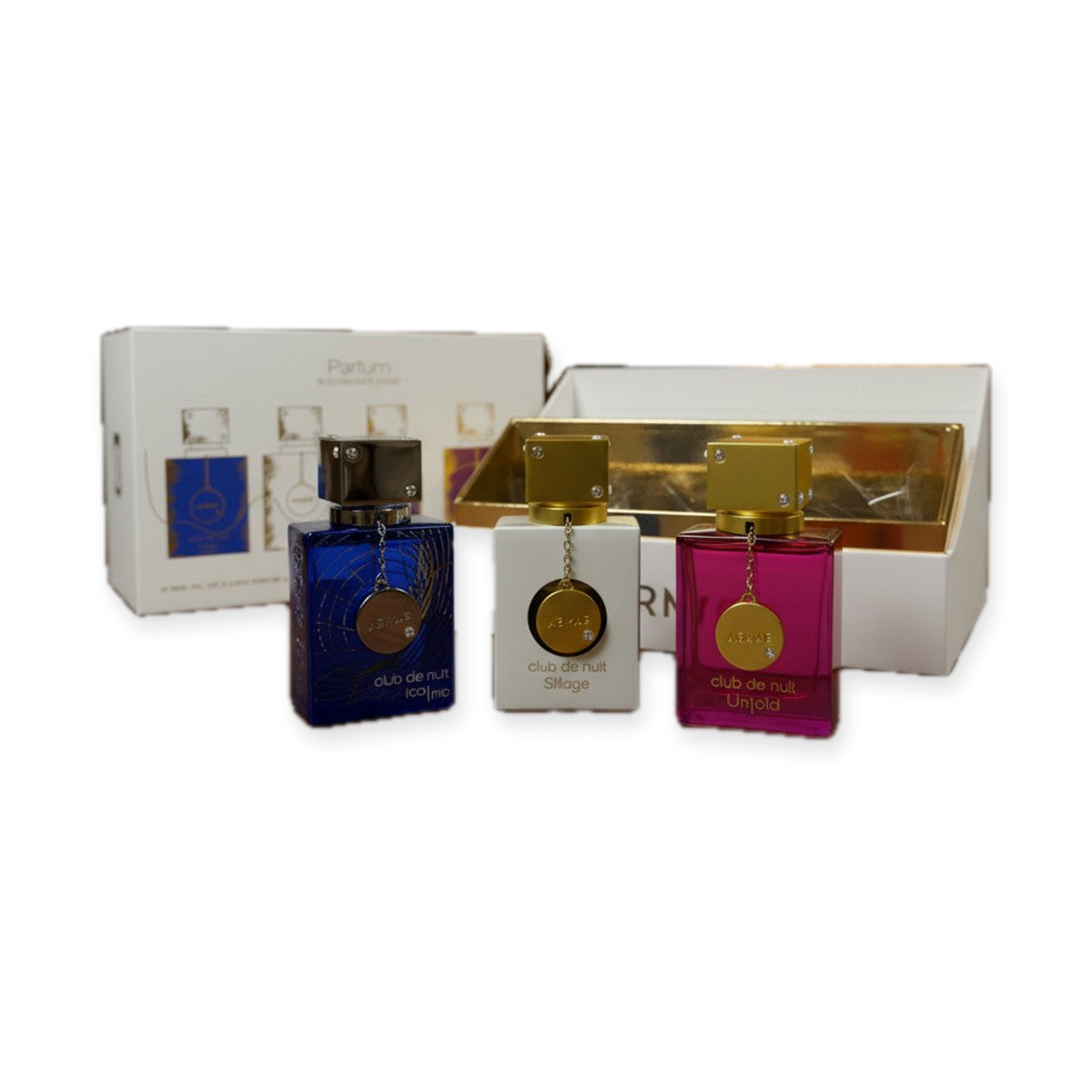 Armaf Club de Nuit Parfum Gift Set — Iconic + Impériale + Untold (3x30ml)