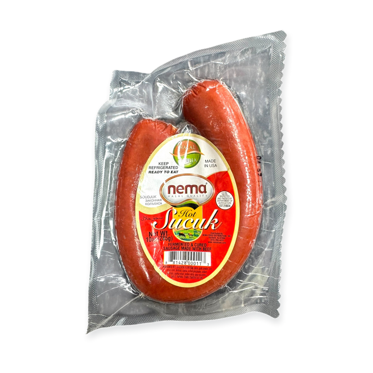Nema Hot Sucuk 285g Spicy Turkish Sausage