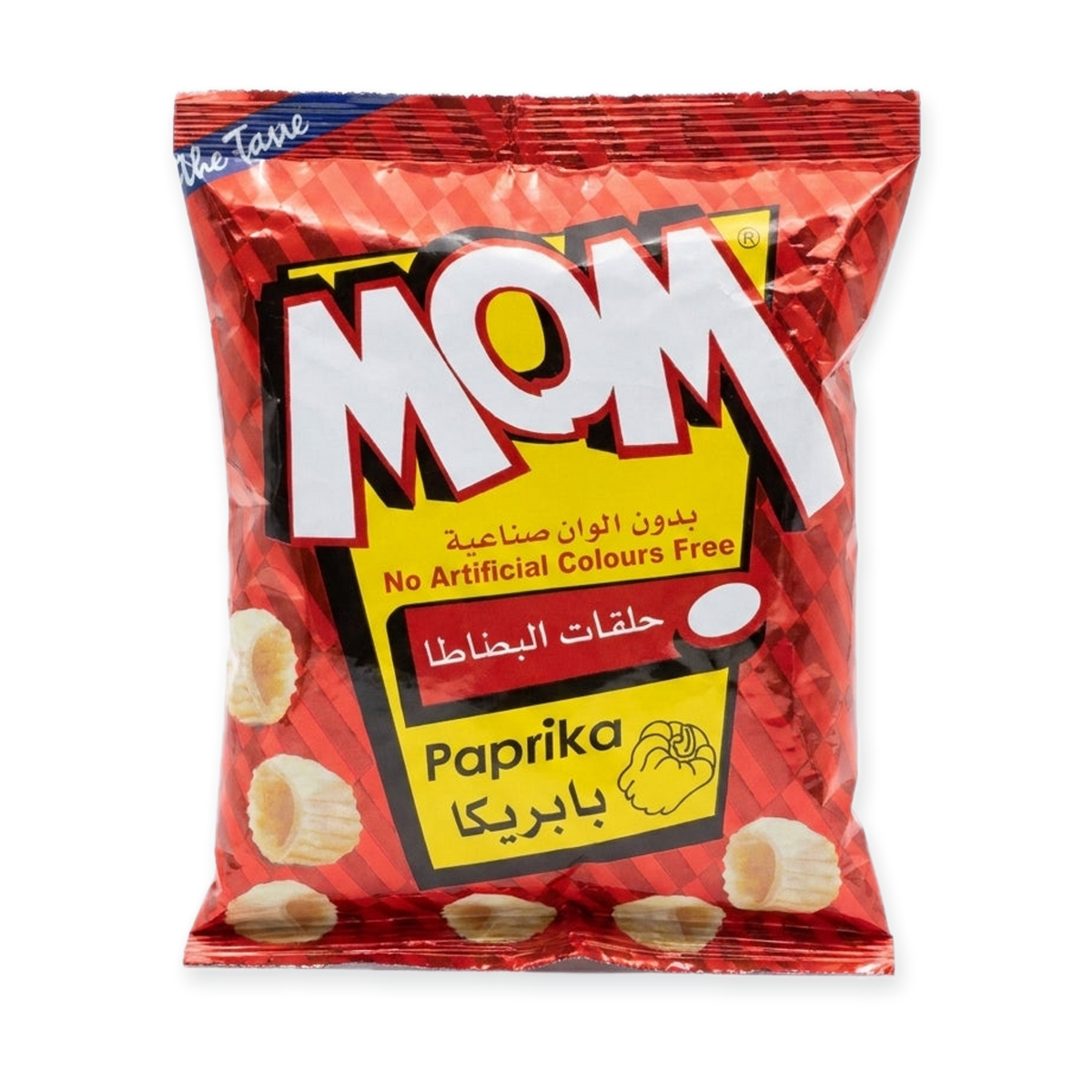 MOM Paprika Potato Rings 28g - No Artificial Colours Snack
