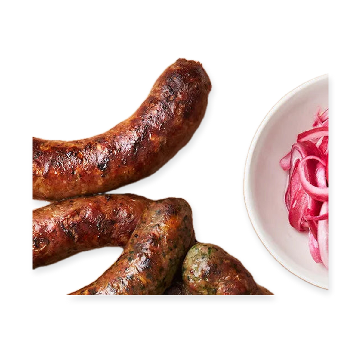 Lamb and Beef Mergaz Halal Sausage - 1LB / Brewer Livestock