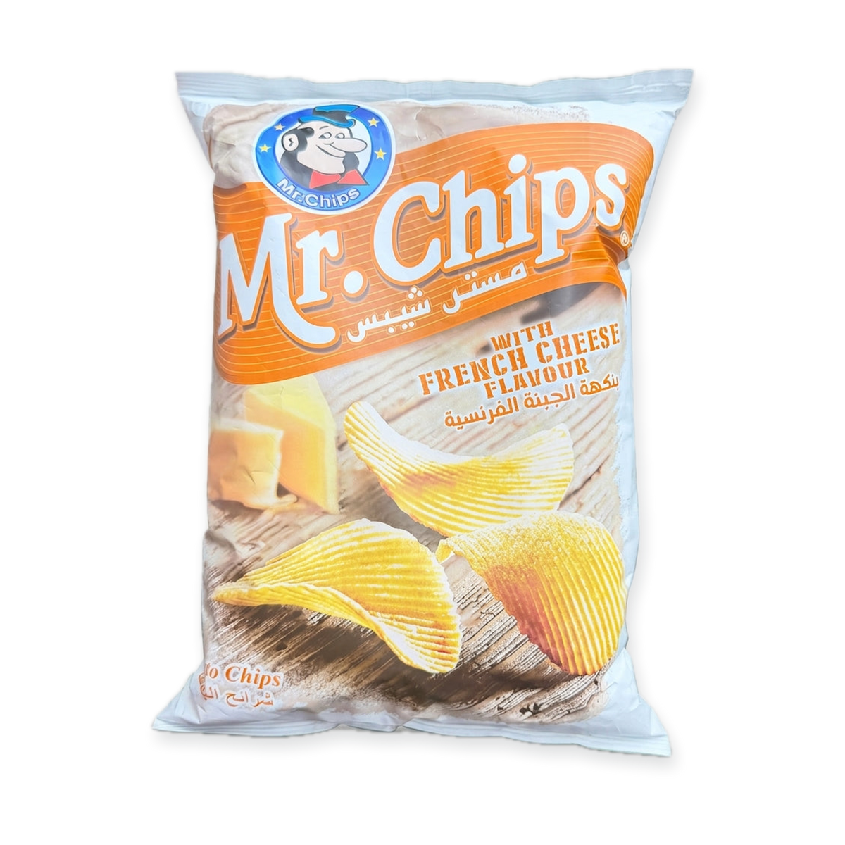 Mr. Chips French Cheese Flavour Potato Chips 80g - Crispy Middle Eastern Snack