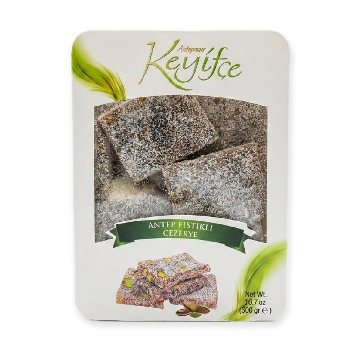Keyifce Antep Fistikli Cezerye 10.7 oz - Turkish Pistachio Delight