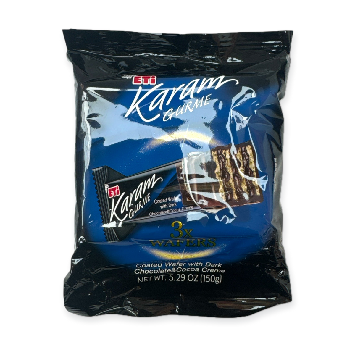 Eti Karama Coated Wafer Snacks – Dark Chocolate
