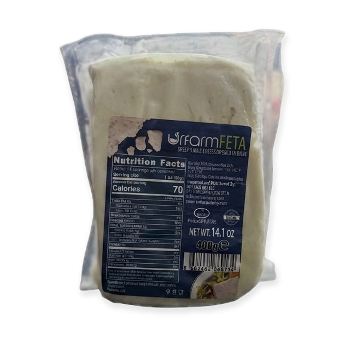 Urfarm Feta Cheese 14.1 oz - Sheep's Milk Ripened in Brine