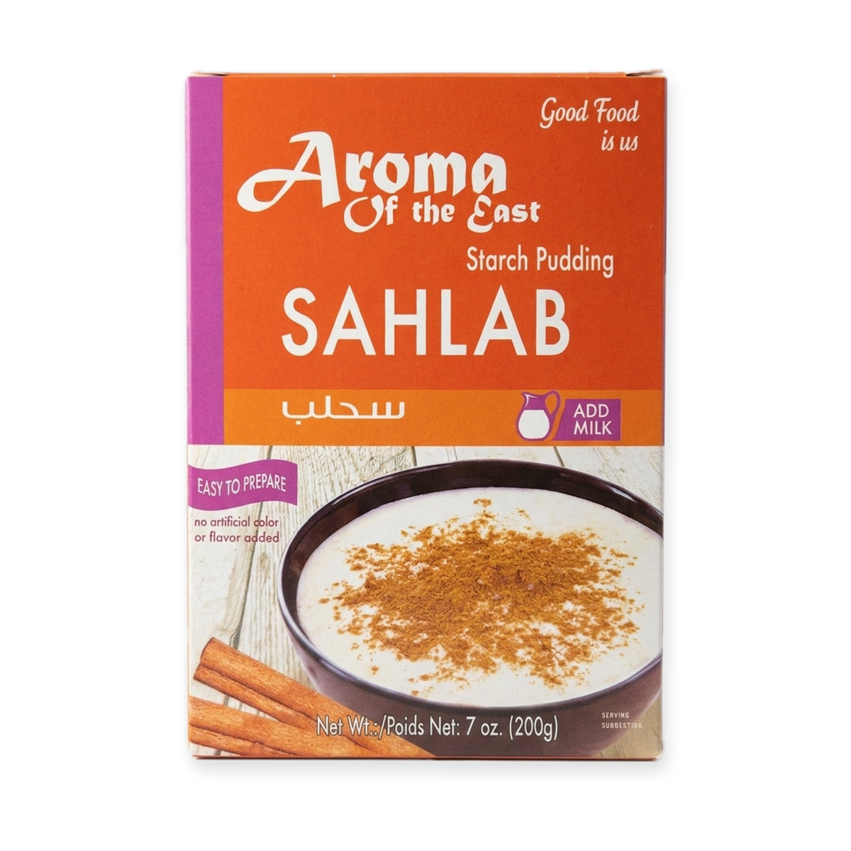 Aroma of the East Sahlab Starch Pudding 7 oz - Traditional Middle Eastern Dessert Mix