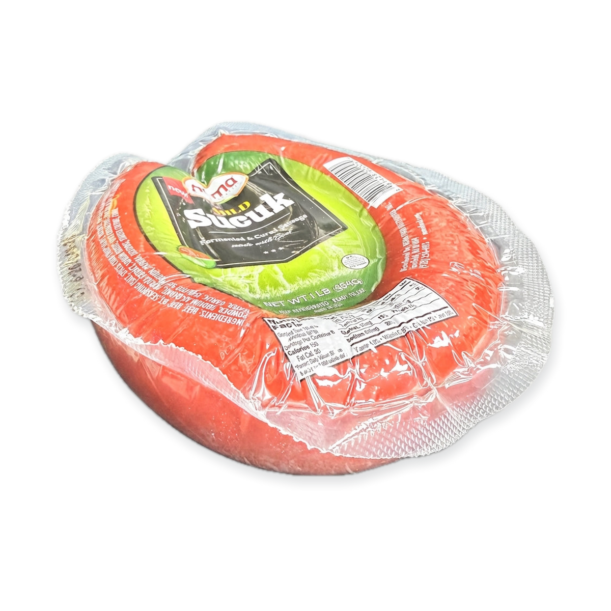 Nema Mild Sucuk 1 LB - Fermented & Cured Beef Sausage