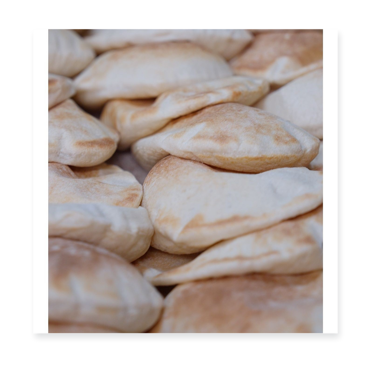 Fresh Baked Pita Bread – 10 Soft, Chewy Pieces