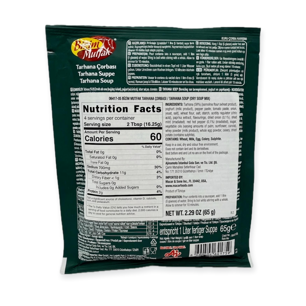 Tarhana Çorbası (50g)