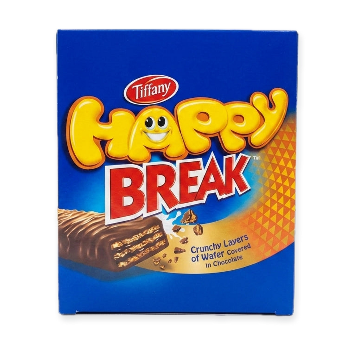 Tiffany Happy Break Wafer 24x13.5g - Crunchy Chocolate Covered Layers