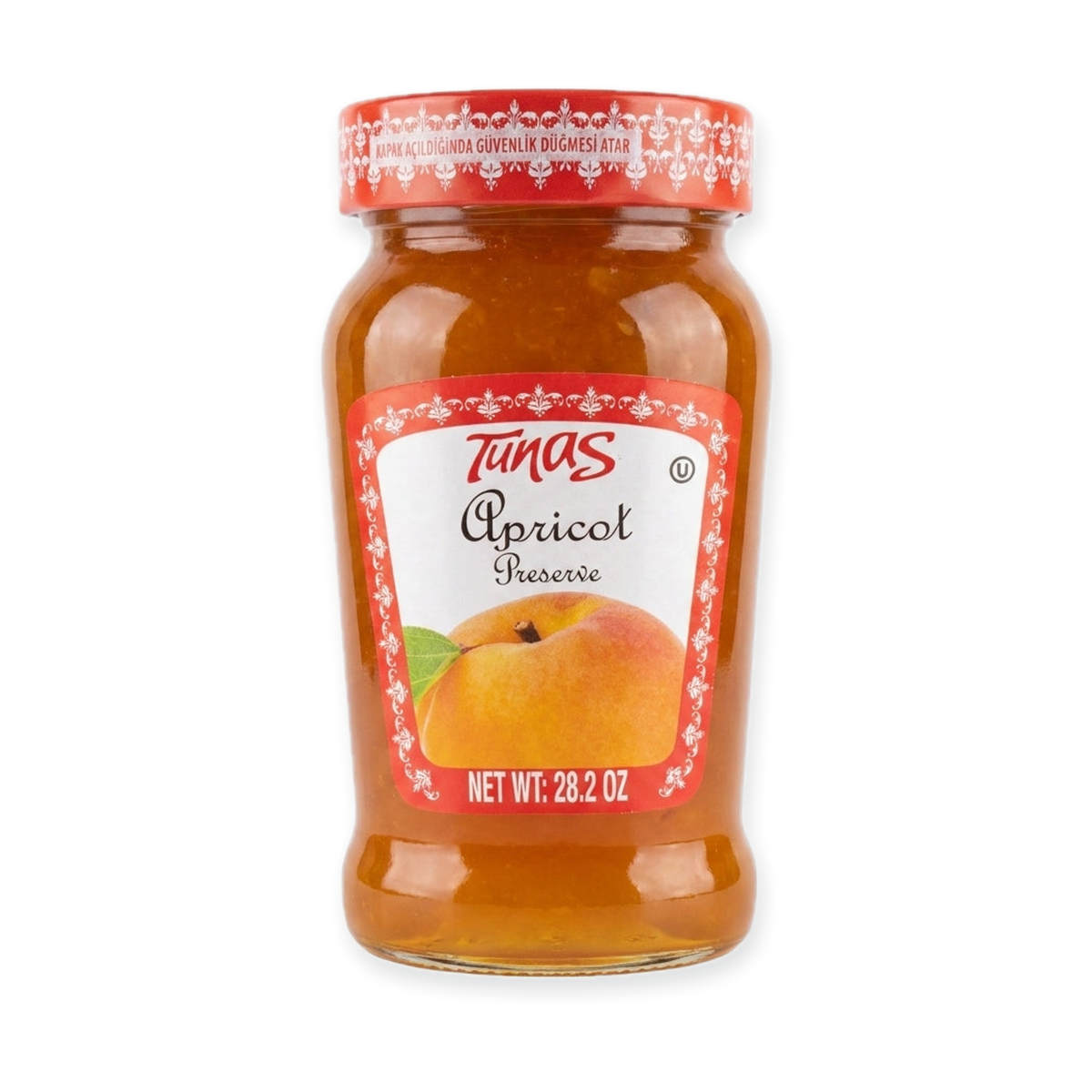 Tunas Apricot Preserve 28.2 oz - Premium Turkish Fruit Spread