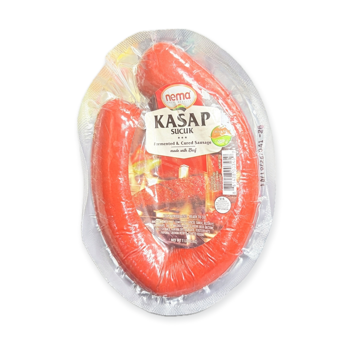 Nema Kasap Sucuk 1 lb - Fermented Beef Sausage Halal