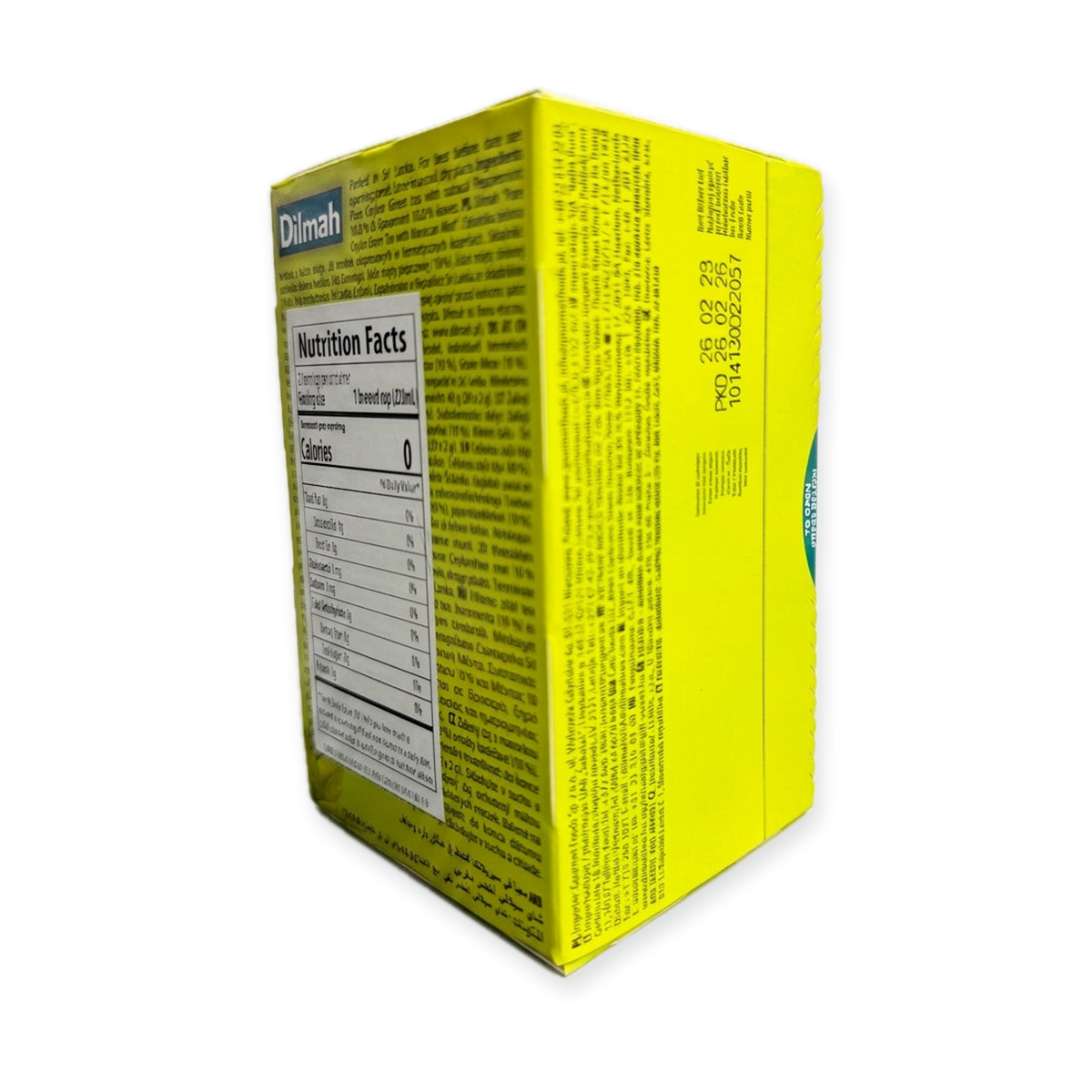 Dilmah Green Tea with Moroccan Mint 40g - 20 Foil-Wrapped Tea Bags