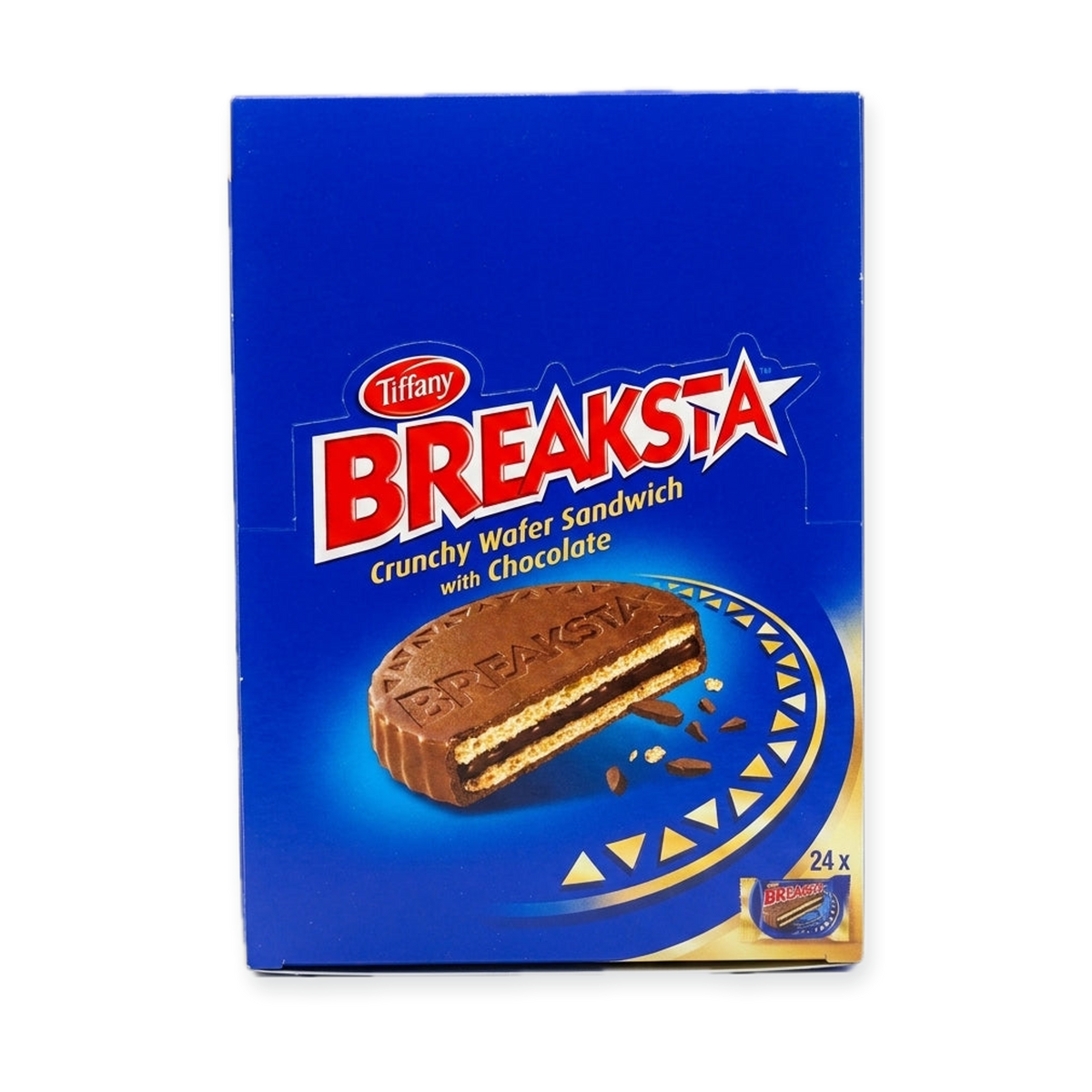 Tiffany Breaksta Chocolate Wafer Sandwich 24x13g - Crunchy Snack